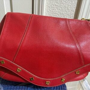 Red Leather Women's Bag